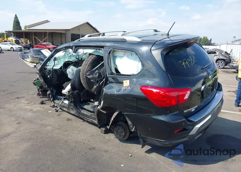 2018 Nissan Pathfinder Platinum z USA, uszkodzony, nr VIN 5N1DR2MM1JC626944